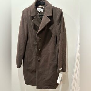 Calvin Klein coat in brown new with tags size 16